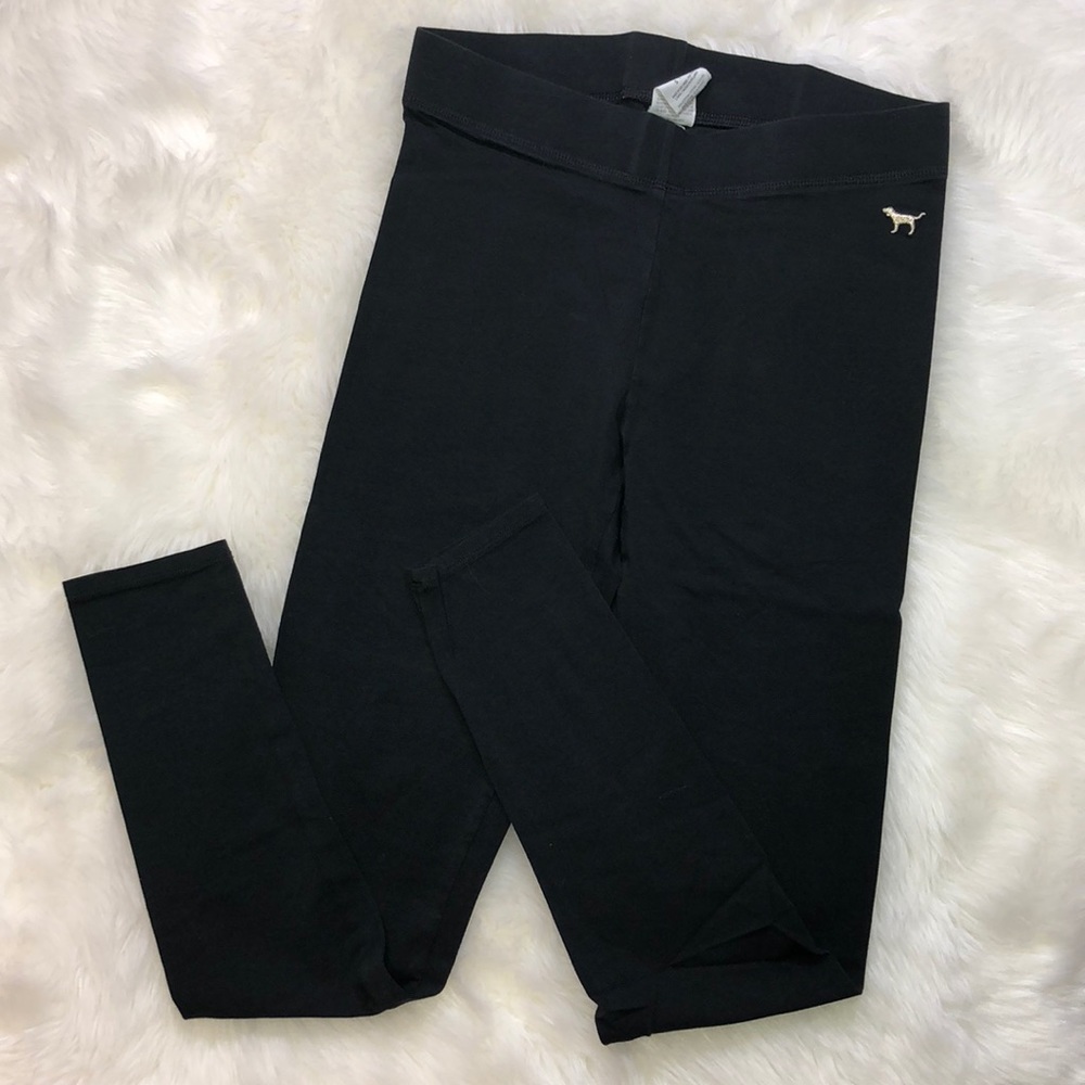 EUC Small Pink by Victoria’s Secret Black Leggings